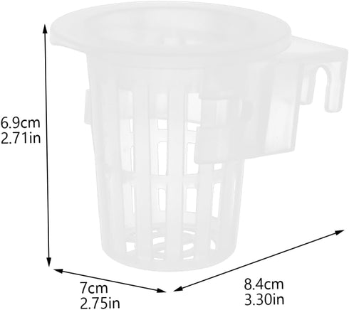 2pcs Hanging Aquarium Planter Aquarium Plant Baskets Water Plant Grass Cups Aquarium Plant Pots Aquaponics Plant Pot Aquatic Planting Baskets Fish...