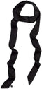 Ribbon Scarf for Women Long Skinny Satin Belt Sash Necktie Neck Scarf ZWJ01, Black, Free Size...