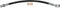 Dorman H380713 Front Driver Side Brake Hydraulic Hose Compatible with Select Chevrolet/GMC Models, Black...