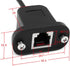 RJ12 6P6C Cable to 6 Pin 0.1" Pitch Debug Terminal Block Adapter 6 Ways Telephony Female Connector Socket Bulkhead Panel Mount Extension Cable...