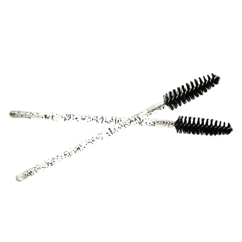 i-Laesh Crystal Mascara Sticks, Disposable Eyebrow Eyelash Brushes for Eyelash Extensions, Eyelash Makeup Tool, Pack of 100 (Black)...
