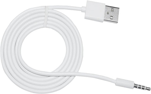 3.5mm Replacement USB Charger Cable Cord For Beats By Dre Studio Wireless headphones(White)...