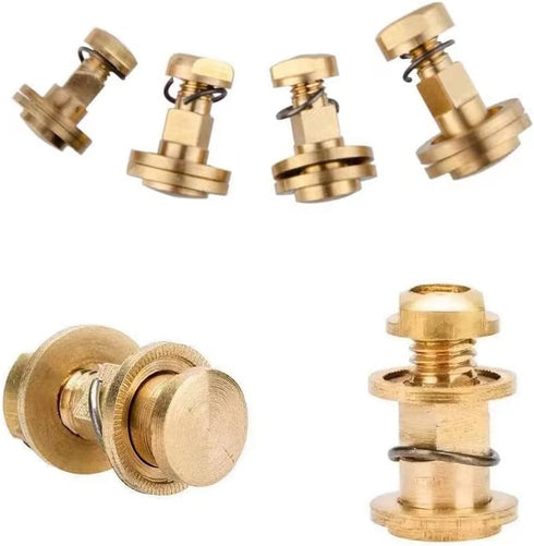 3 Pack Sewing Scissors Screw Replacement Ajustment Clip Copper Center Axis Tension Screws Suitable for 8/9 inch Garment Costume Tailor Scissor She...