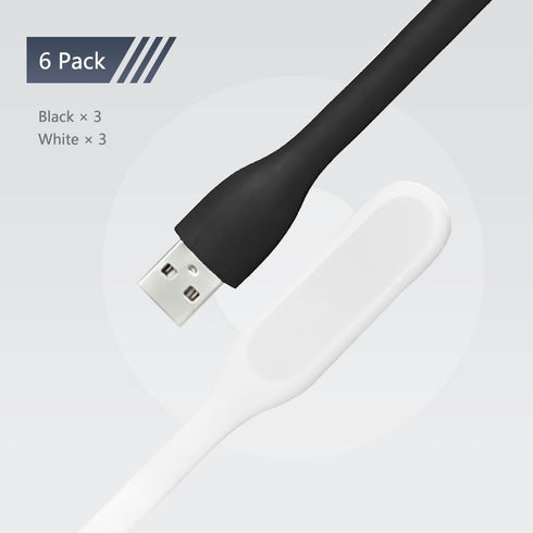 USB LED Light Lamp for Power Bank, Portable Eye Care Mini Night Light with Flexible Arm, USB Gooseneck Reading Lamps Book Light,Compatible for Des...