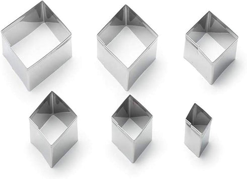 Fox Run 3612 Run Diamond Cookie cutters, 4 x 4 x 0.25 inches, Metallic...