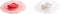 Charles Viancin-Set of 2 Rose Frozen White 4”Silicone Drink Covers-Airtight Seal on Any Smooth-Rimmed Glass, Keep Drinks Cool or Hot, Protect from...