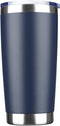20oz Tumbler Bulk Stainless Steel Vacuum Insulated Tumblers with Lid Double Wall Travel Mug, Durable Powder Coated Coffee Cup, Suitable for Ice Dr...