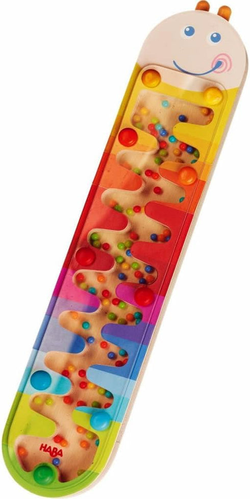 HABA 302593 Wooden Rainmaker Wormy- With Optical and Acoustic effect for Kids aged 2 and Up...
