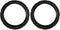 Fielect 10 Inch Black Notch Speaker Rubber Edge Surround Rings Replacement Parts for Speaker Repair or DIY 2pcs...