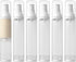 LONGWAY 1.7oz 50ml Airless Cosmetic Cream Pump Bottle Travel Size Dispenser Refillable Containers/Foundation Travel Pump Bottle for Shampoo?Pack o...
