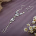 Xerling Crystal Ankle Bracelets with Toe Ring Bracelets Foot Chain Rhinestones Brides Foot Jewelry for Beach Lawn Wedding Women Barefoot Anklets 1...