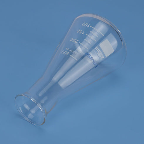 Glass Wide Mouth Erlenmeyer Flask, Borosilicate Glass Erlenmeyer Flask with Heavy Duty Rim, 250 ml Capacity (Pack of 1)...