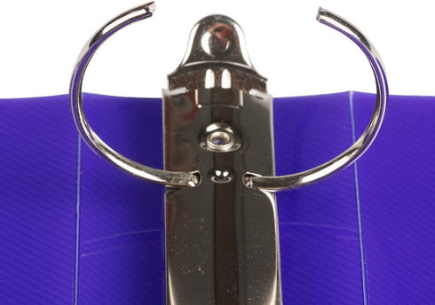 JAM PAPER Plastic 2 inch Binder - Purple 3 Ring Binder - Sold Individually...