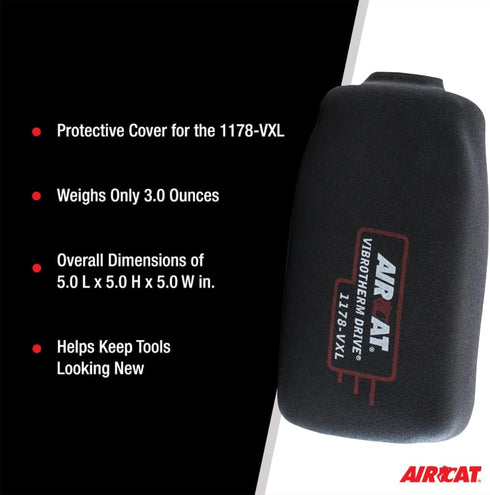 AirCat Pneumatic Tools 1178-VXLBB: Sleek Black Boot Pneumatic Tools 1178-VXL...