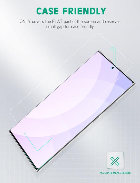 apiker 4 Pack Screen Protector Compatible with Samsung Galaxy Note 10 Plus, Soft TPU Film Support Fingerprint Sensor...
