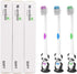 12 Pieces Kids Cartoon Panda Toothbrush Soft Bristles with Sunction Cup Individually Wrapped for Boys and Girls Toddler 3-12 Years...
