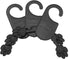 Pet Clothes Hanger RLECS 10pcs 6x7 Black Plastic Dog Puppy Cat Kitten Small Pet Clothes Clothing Hangers...