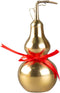 BRABUD Chinese Feng Shui Alloy Gourd Statue Gold Wu Lou Figurine Good Luck Wealth Peaceful Home Decoration Collectible (6.3'') ZD081...