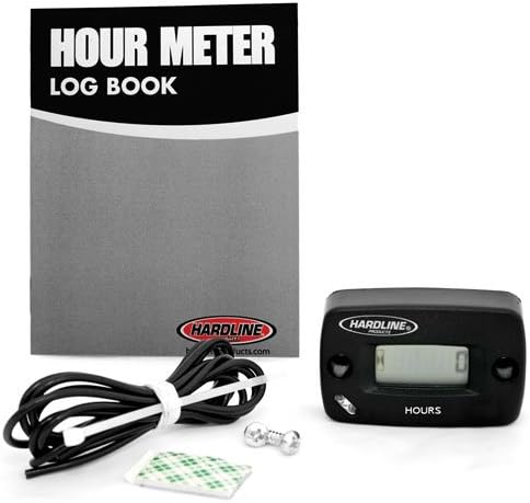Hardline Products HR-8063 Hour Meter, Black...