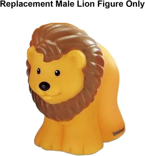 Replacement Part for Fisher-Price Little-People Noah's Ark Playset BMM06 - DKV14 - Replacement Male Lion Figure - Works with Other Sets Too - Chil...