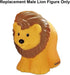 Replacement Part for Fisher-Price Little-People Noah's Ark Playset BMM06 - DKV14 - Replacement Male Lion Figure - Works with Other Sets Too - Chil...