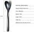 Black Demitasse Espresso Spoons, 5.5'' Mini Coffee Spoons, Set of 6, Stainless Steel, Dishwasher Safe...