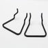 16Pcs Pegboard Plier Holders, Stainless Steel Double Loop Pegboard Hooks, Black Shelving Display Hooks for Shop Store Supermarket Hanging Tools...
