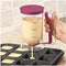 Cupcake Pancake Cookies Cream Dispenser Cake Mix Jug Baking Essentials Maker Cooking Tools Funnel Measuring cup Accessories (Purple)...
