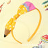 Back to School Headband for Girls School Bow Hair Band Teacher Headband Pencil Girl Headband School Hair Accessories TSFG21 (Pencil Headband Set)...