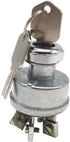 272041 Ignition Switch for Hyster 2394129 Clark D147482 Daewoo Forklift 108066, Silver, Ignition, Manual...
