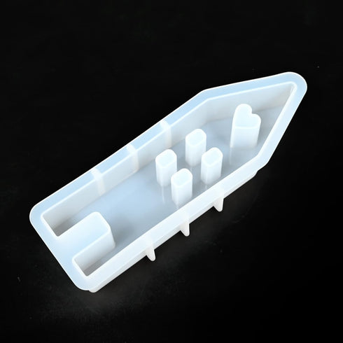 2 Pcs Resin Molds, Love House Resin Earring Mold for Epoxy Resin Silicone Molds DIY Craft Supplies 3D Mold Resin Mold (A_ 6.48x2.12x2.08 inch)...
