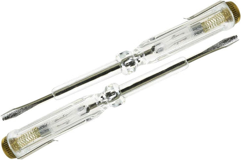 2pcs 100-500V Flathead Screwdriver Electric Pen Circuit Tester Pen 3MM...