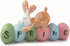 Fun Express Spring Bunny Tabletopper Easter Decorations - Hand Painted - Farmhouse Home Decor...