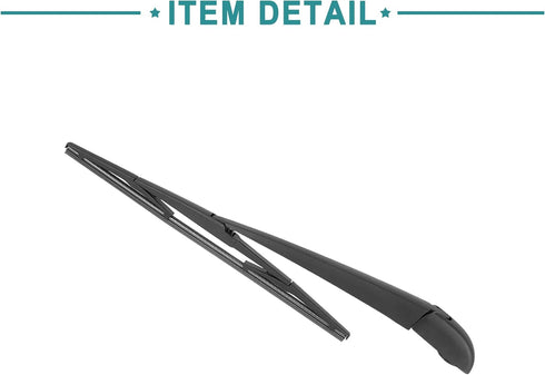 ACROPIX Windshield Back Wiper Arm Blade Rear Rear Windshield Wiper Blade and Arm for Jeep Cherokee 1 Set Black...