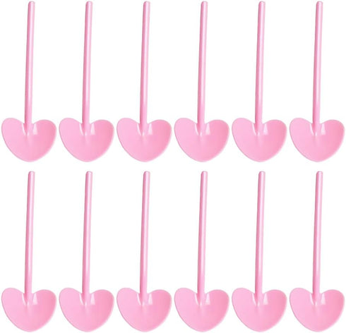 100pcs Disposable Plastic Spoons Heavy Duty Plastic Cutlery Smalll Teaspoons Tasting/Serving Dessert Spoons for Catering, Parties, Dinners, Weddin...