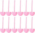 100pcs Disposable Plastic Spoons Heavy Duty Plastic Cutlery Smalll Teaspoons Tasting/Serving Dessert Spoons for Catering, Parties, Dinners, Weddin...
