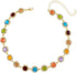EARENT Colorful Crystal Choker Necklace Gold Rhinestone Chokers Sparkly Necklaces Chain Minimalist Prom Party Neck Jewelry for Women...