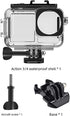 Waterproof Case for DJI Osmo Action 3 /Action 4 Camera Accessories, Underwater 45M/148FT Deep Diving Protective Shell Housing with Bracket Accesso...