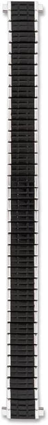 Speidel Women’s Stainless Steel Stretch Watch Band, Black-Silver Replacement Strap,10-13mm, Straight Adjustable End...