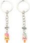 yaozeio Cute Ice Cream Keychains for Women Girls Best Friends Buds Gifts Keychains Set for Bff Besties...