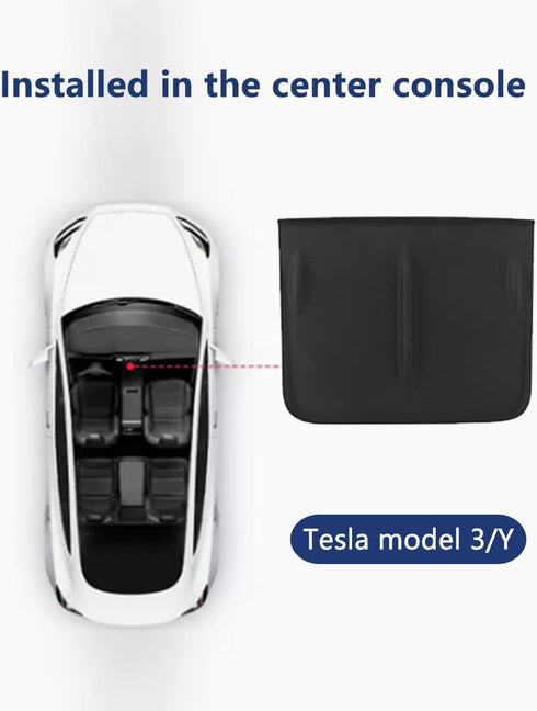 SANTACIN Silica Gel Pad Wireless Charging Pad for Tesla Model 3/Model Y Center Console Car Mobile Phone Charger Pad Accessories......