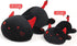 Cute Black Cat Plush Toy Soft Stuffed Animal Kitten Hugging Pillow Kawaii Plushie Kitty Toy for Kids Gift, 12"...