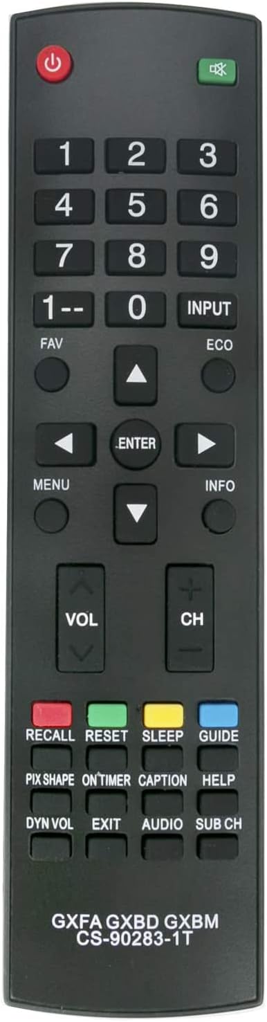 New Replaced Remote MC42NS00 Replaced for Sanyo GXBD GXBM MC42NS00 CS-90283-1T GXFA Remote Control...