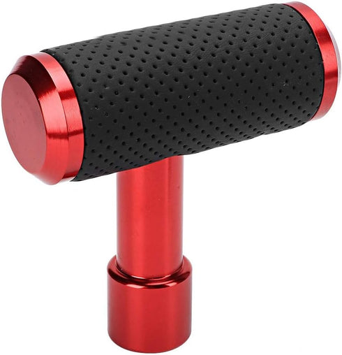 Car Shift Knob, Car Shift Gear Knob T Shaped Universal Manual/Automatic Gear Shifter Knob Replacement Part (Red)...