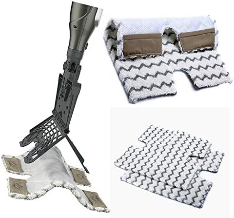 ConPus 2 Pack Replacement Steam Mop Pads for Shark Lift-Away Pro Steam Pocket Mop S3973 S3973D S3973WM & Genius Steam Pocket Mop S5002Q S5003A S50...