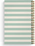 Softcover Sweet Recipes 5.5" x 8.5" Spiral Recipe Notebook/Journal, 120 Recipe Pages, Durable Gloss Laminated Cover, Gold Wire-o Spiral. Made in T...