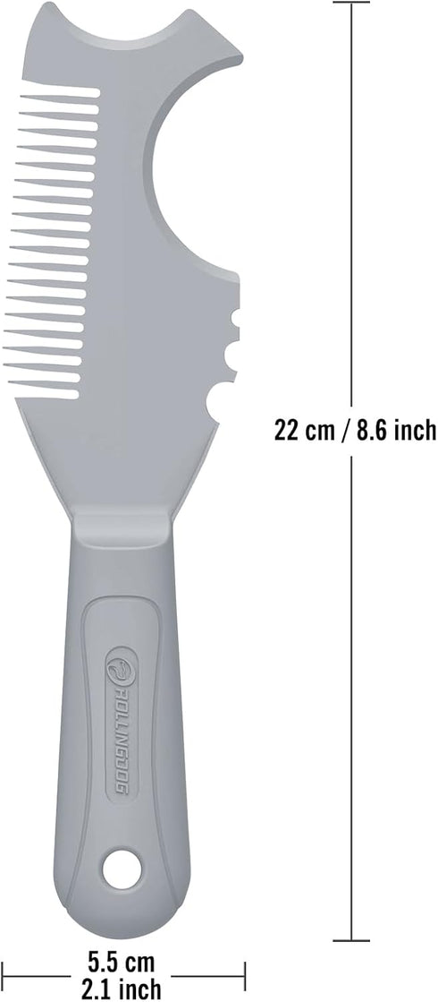 ROLLINGDOG Paint Brush/Roller Cleaner Tool - Durable Plastic Paint Brush Comb with Lightweight Reinforced Handle,Wash and Reuse...
