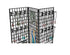 NAHANCO Metal GWH8B 8" Black Gridwall Peg Hooks (Pack of 12)...