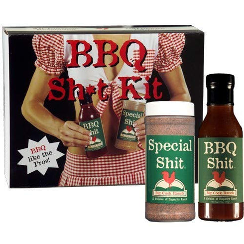 Big Cock Ranch Special Shit and BBQ Shit Kit | Funny BBQ Sauce Gift Set | Best BBQ Accessory | Made in the USA | Makes a Great Gag Gift for Men | ...