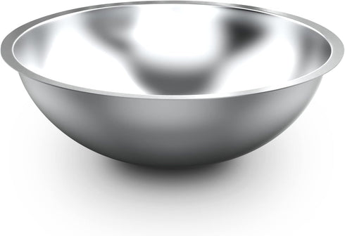 Alpine Cuisine 0.75-Quart Stainless Steel Kitchen Mixing Bowls, Salad Bowls Heavy Duty Deeper Edge, Dishwasher Safe Storage Bowls, Premium Polishe...